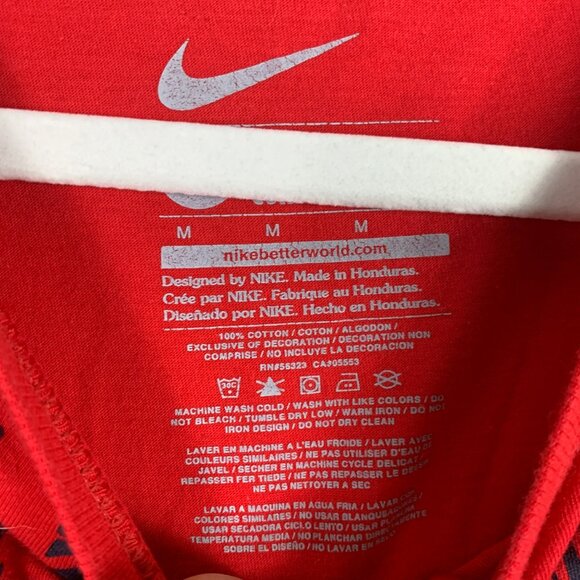 🟣🟣🟣 NIKE Boys Size Medium Red "Just Do It" Short Sleeve Shirt - Picture 4 of 6